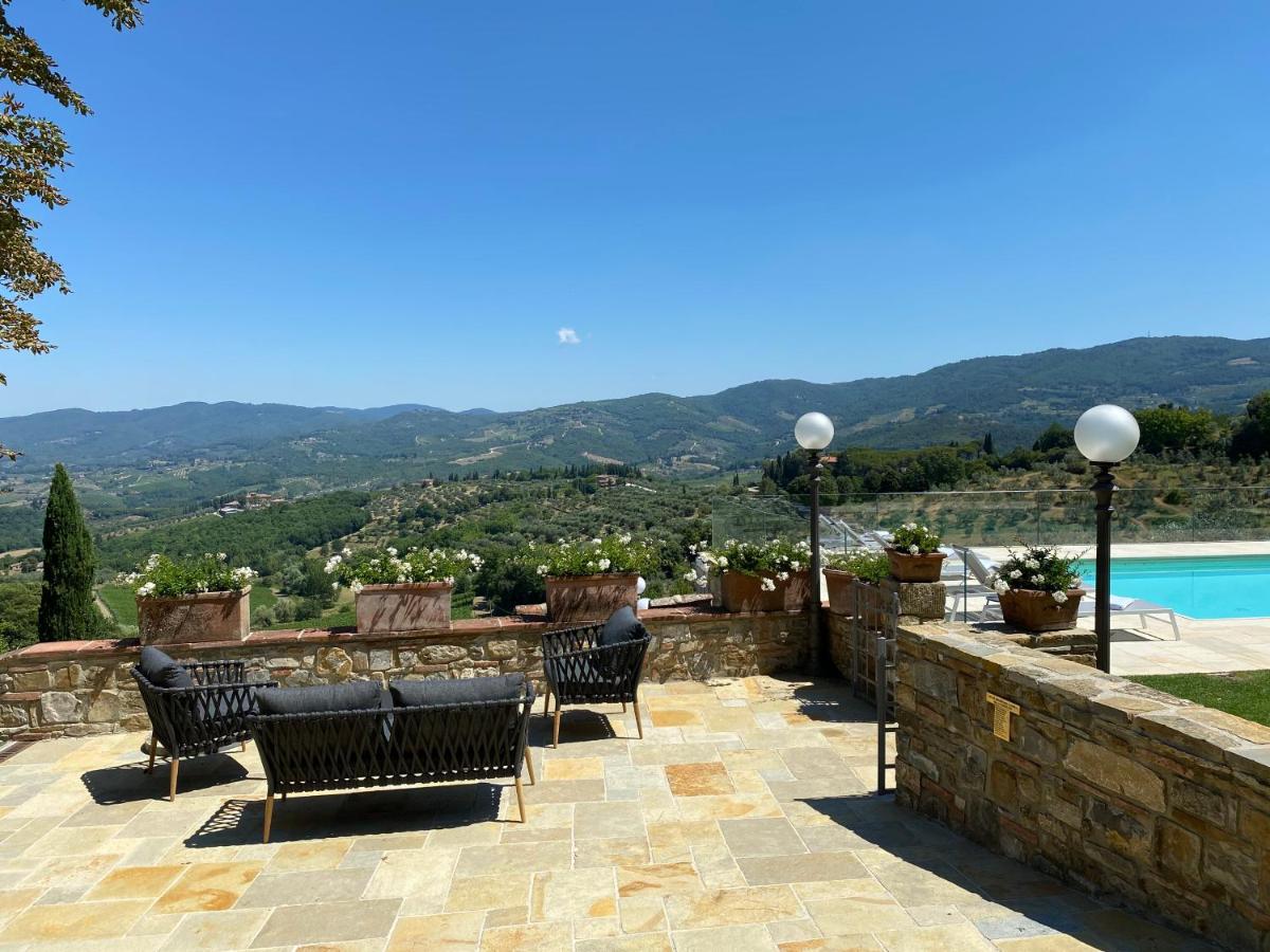 Villa La Petraia Panzano in Chianti Bagian luar foto