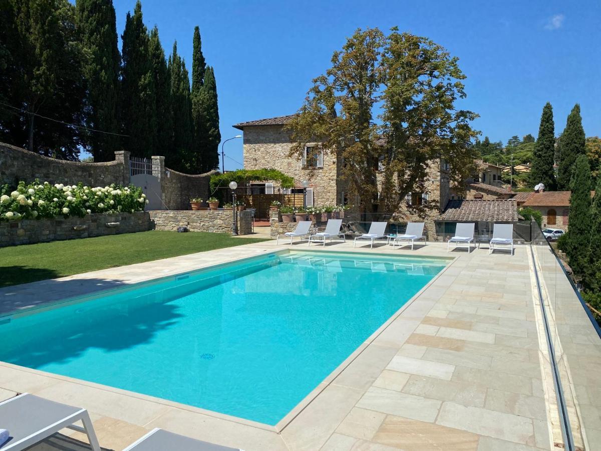 Villa La Petraia Panzano in Chianti Bagian luar foto