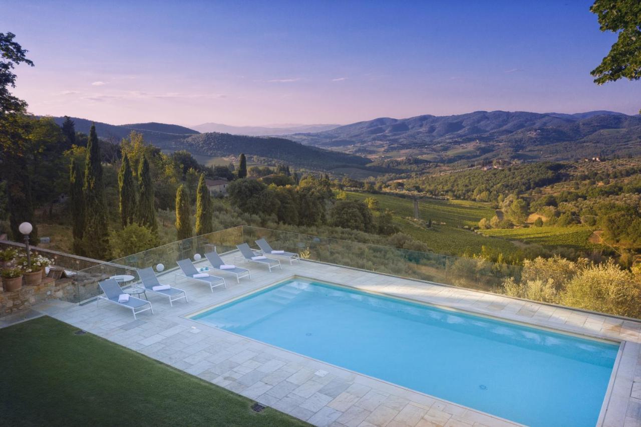 Villa La Petraia Panzano in Chianti Bagian luar foto